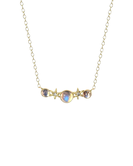 Cosmic Moonstone Necklace