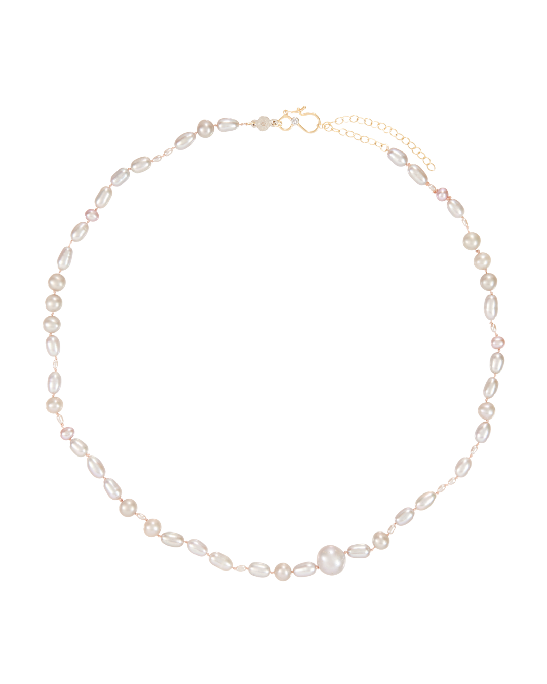 Earl Grey Pearl Strand Necklace