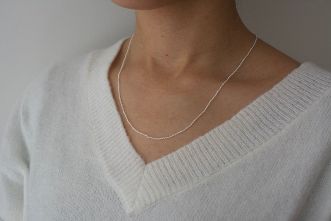 Tiny Akoya Pearl Adjustable Necklace