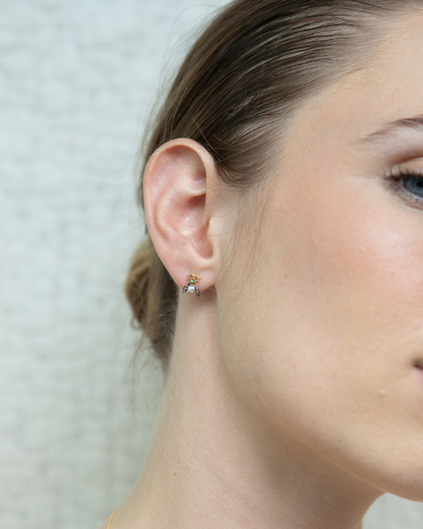 BYE Bee Emerald Earrings