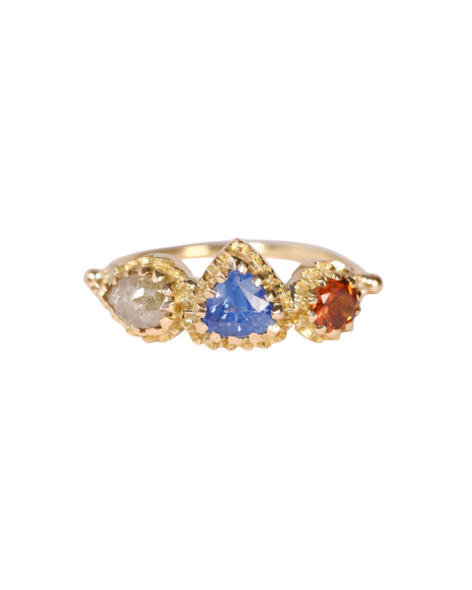 Trio Gemstone Ring