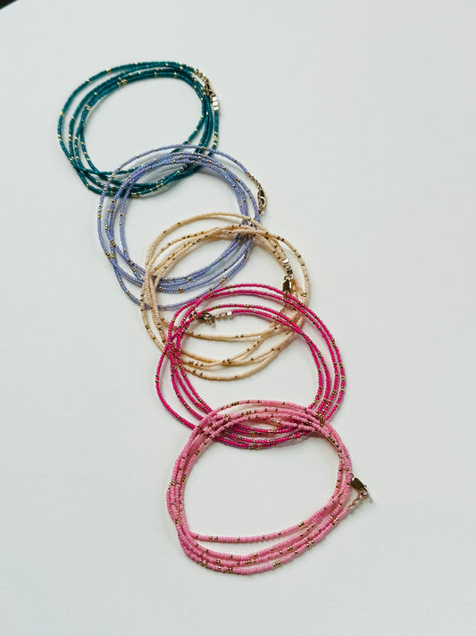 Seed Beads Strand Necklace