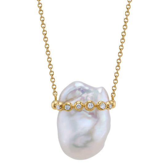 Baroque Pearl Pendant Necklace