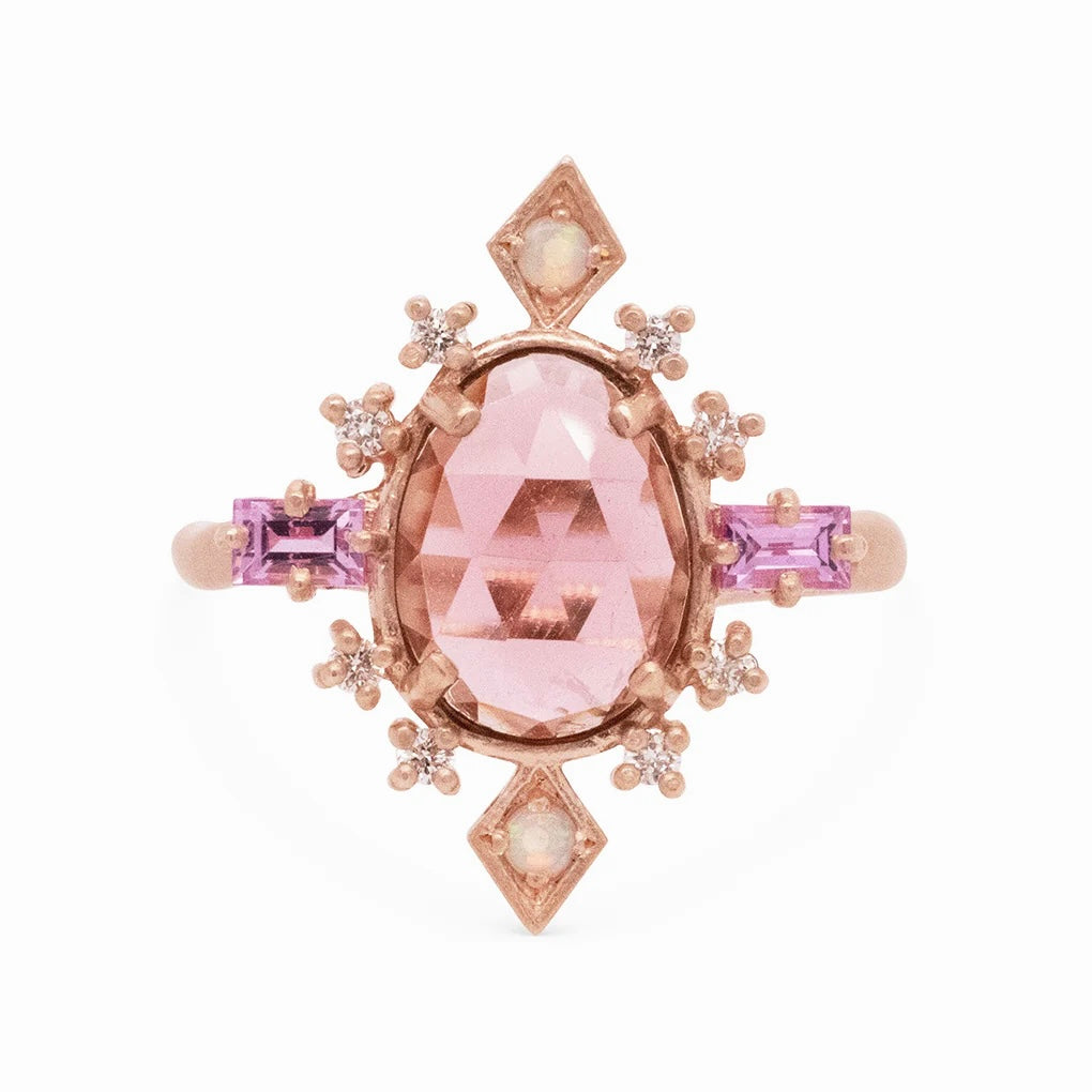 Sparkle Burst Tourmaline Ring