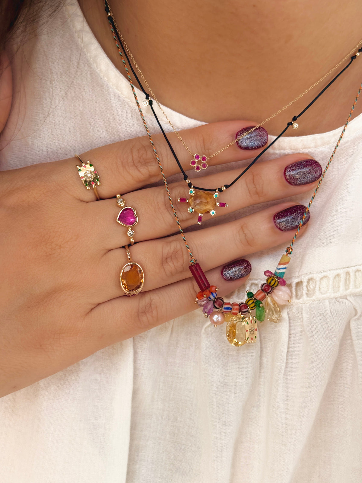 The Juno Fairy Citrine Necklace