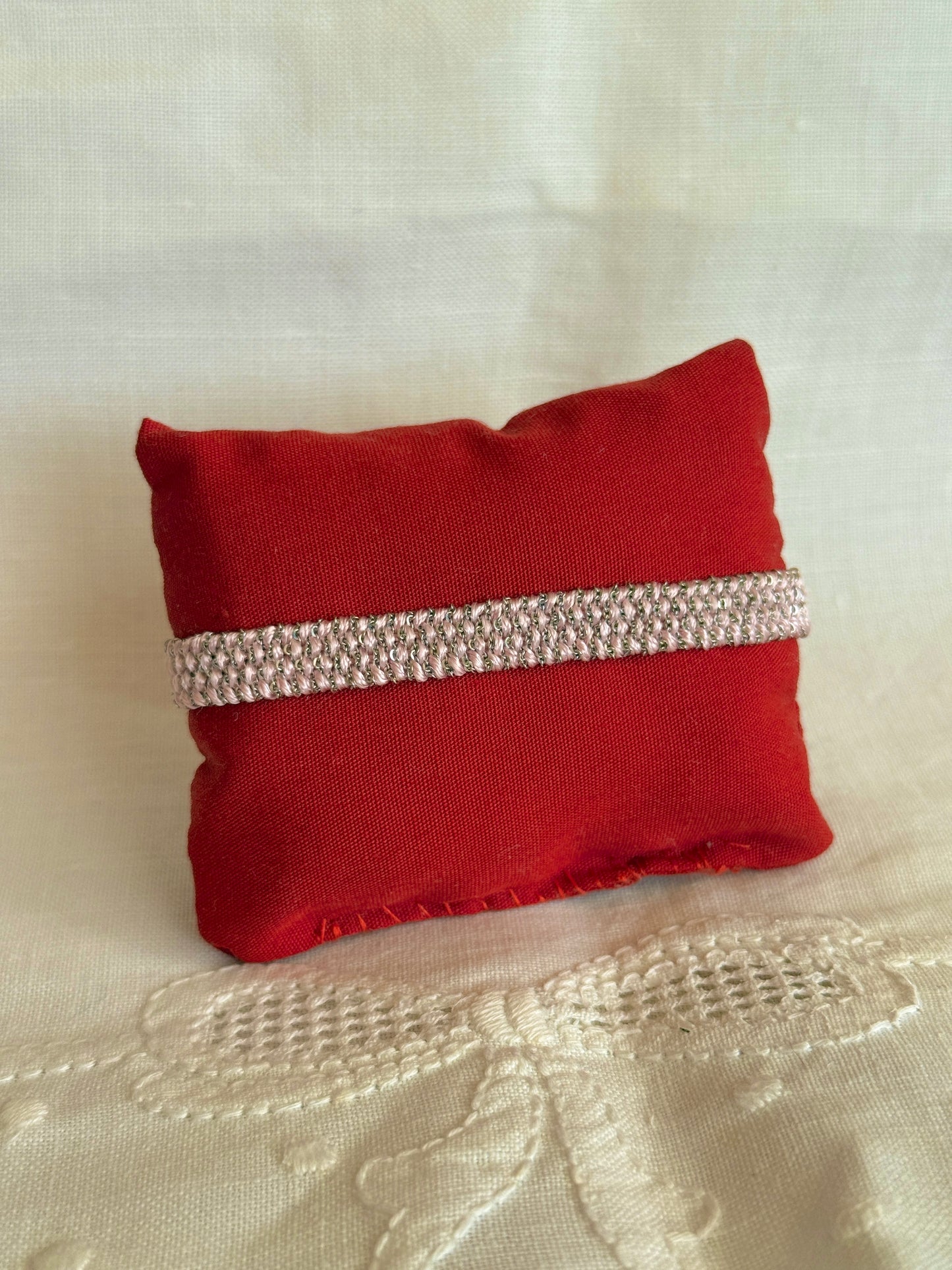 Textured Woven Bracelet - Rose