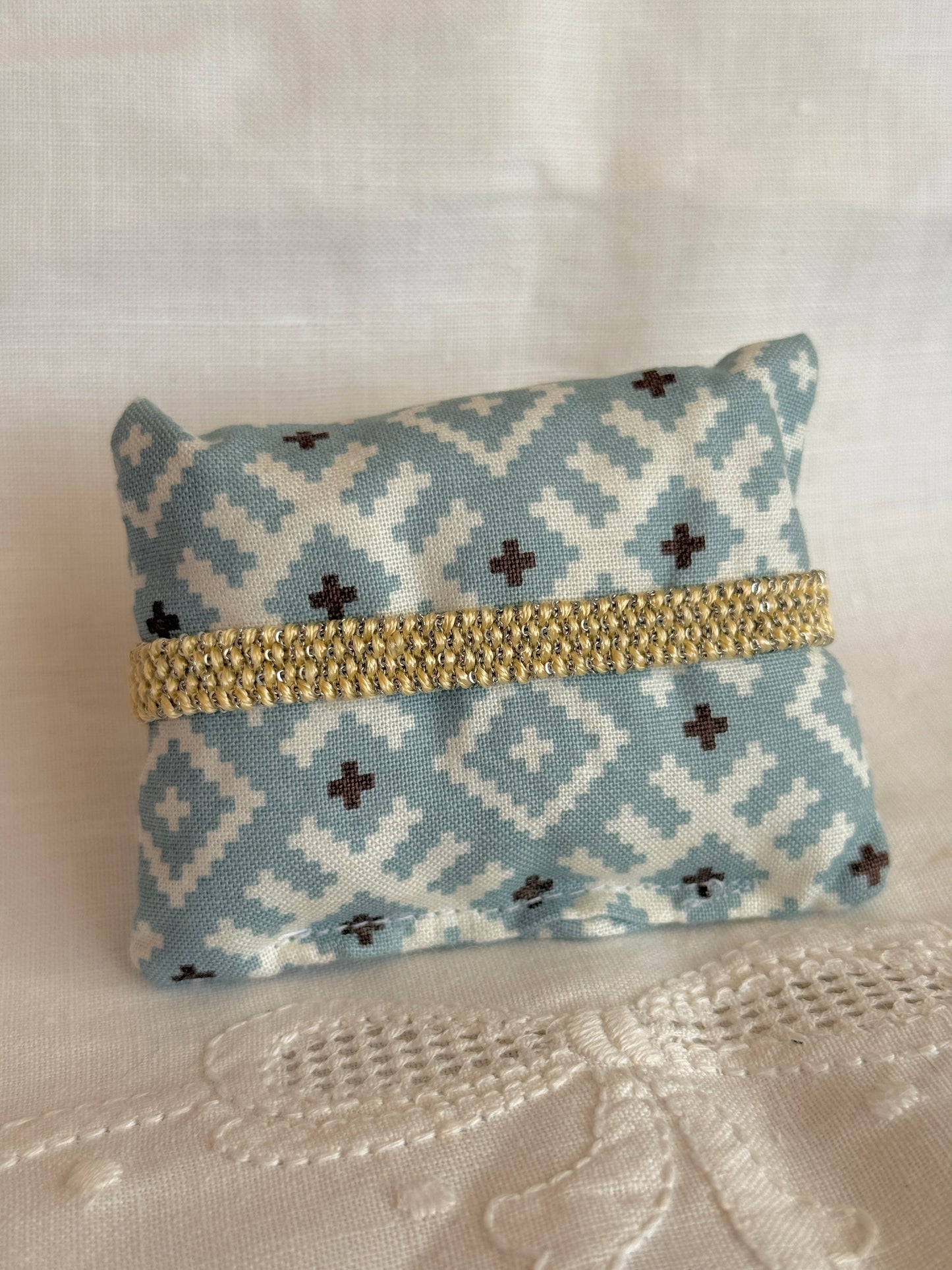 Textured Woven Bracelet - Butter Yellow