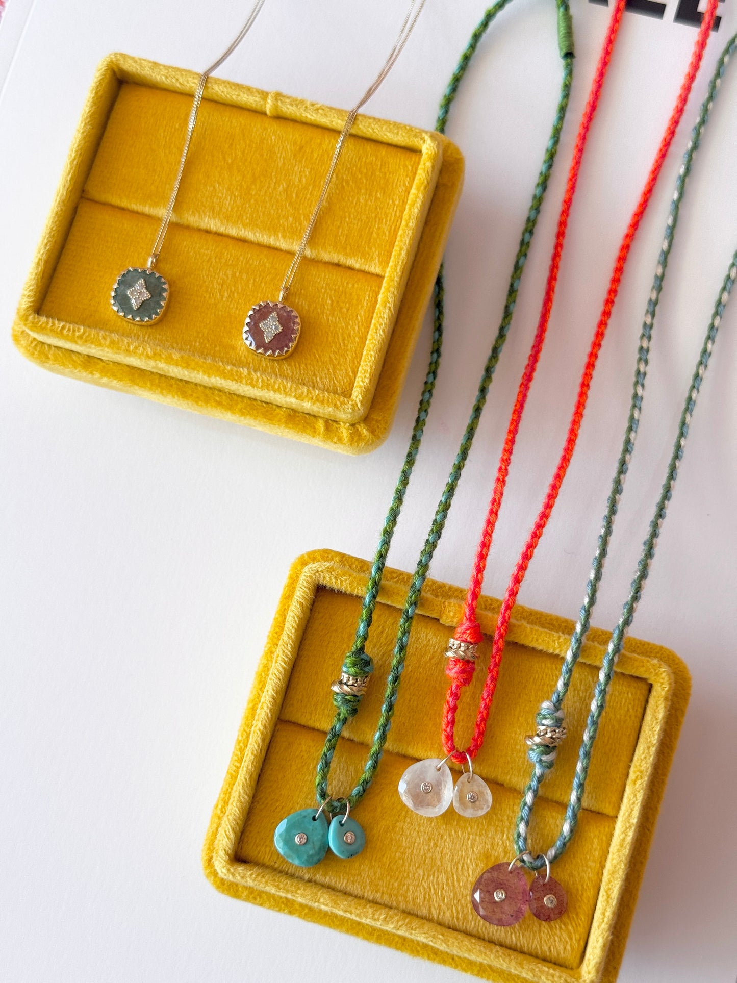HOLI Strawberry Quartz Necklace