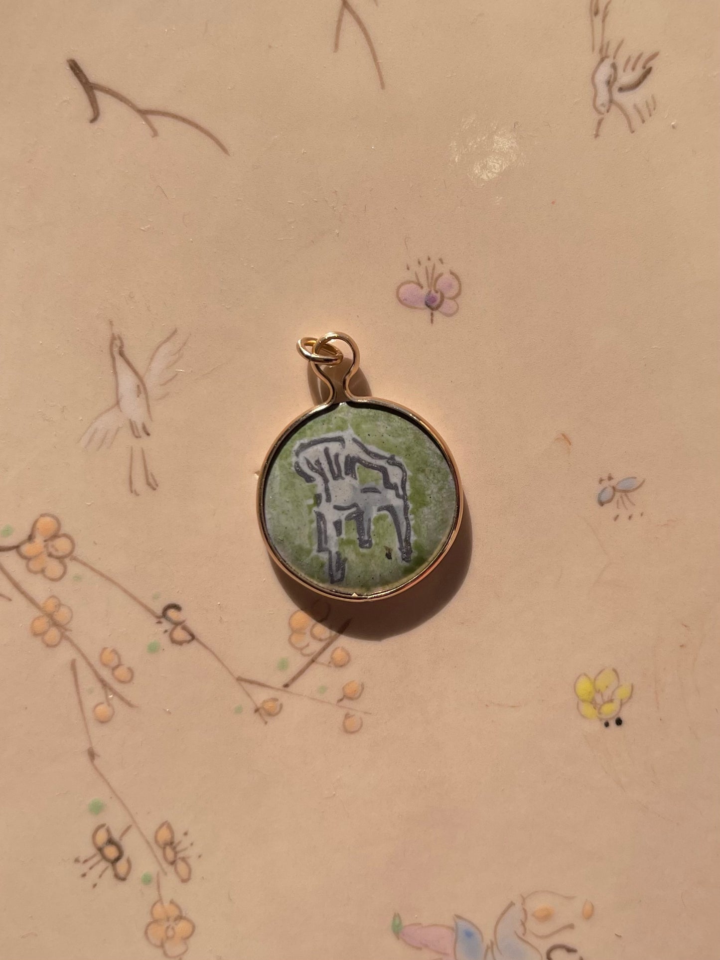 La Silla Enamel Pendant