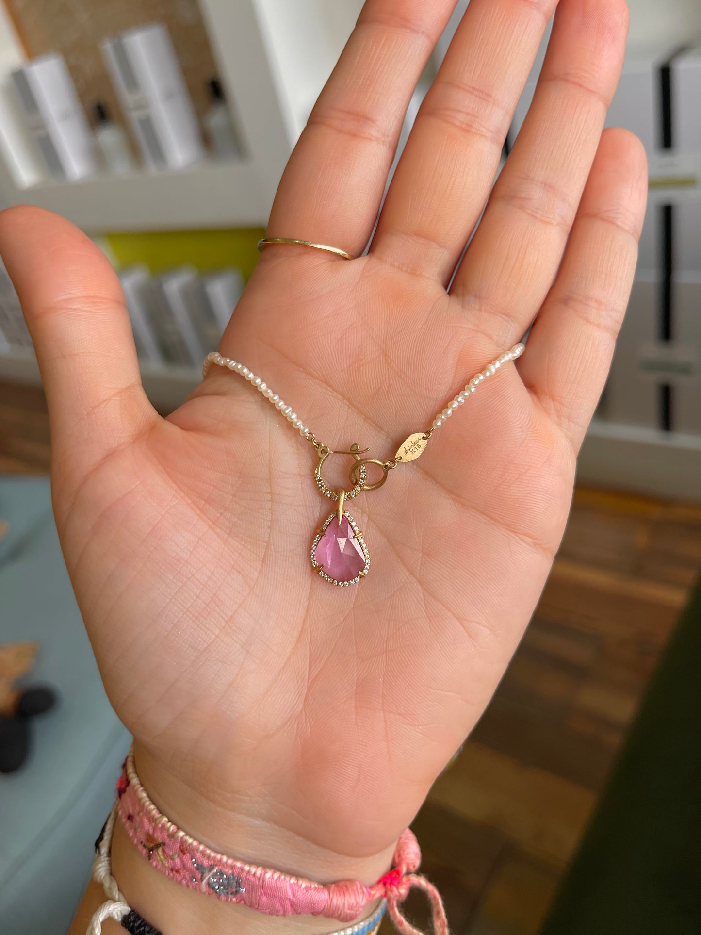 Pink Sapphire Pendant
