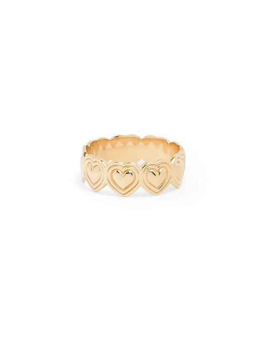 Puffy Heart Eternity Ring