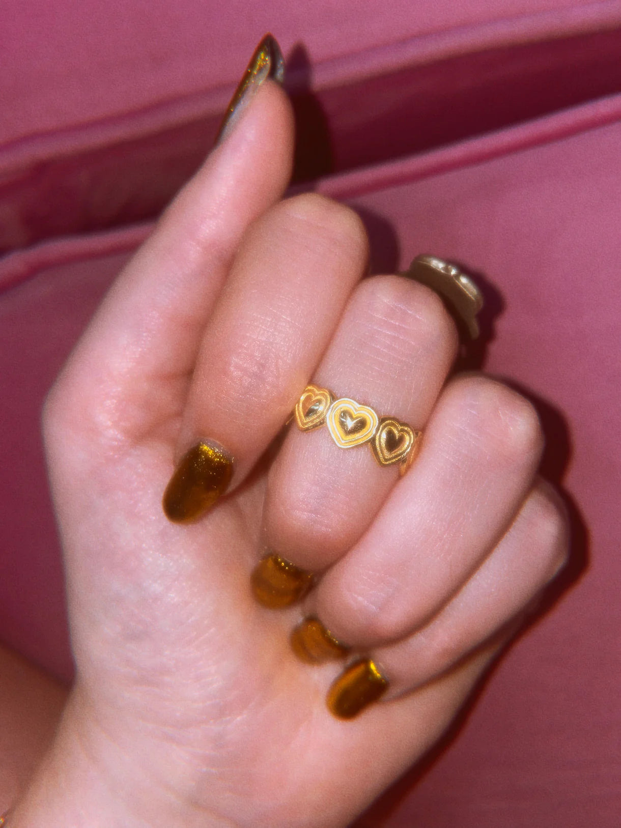 Puffy Heart Eternity Ring
