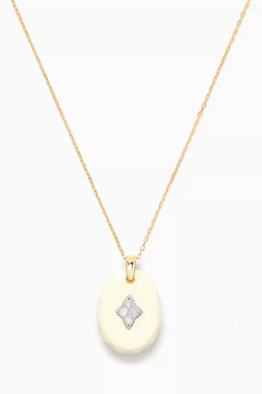 GINA White Resin Necklace