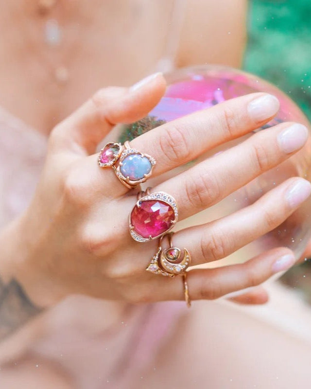 Moon Tourmaline Ring