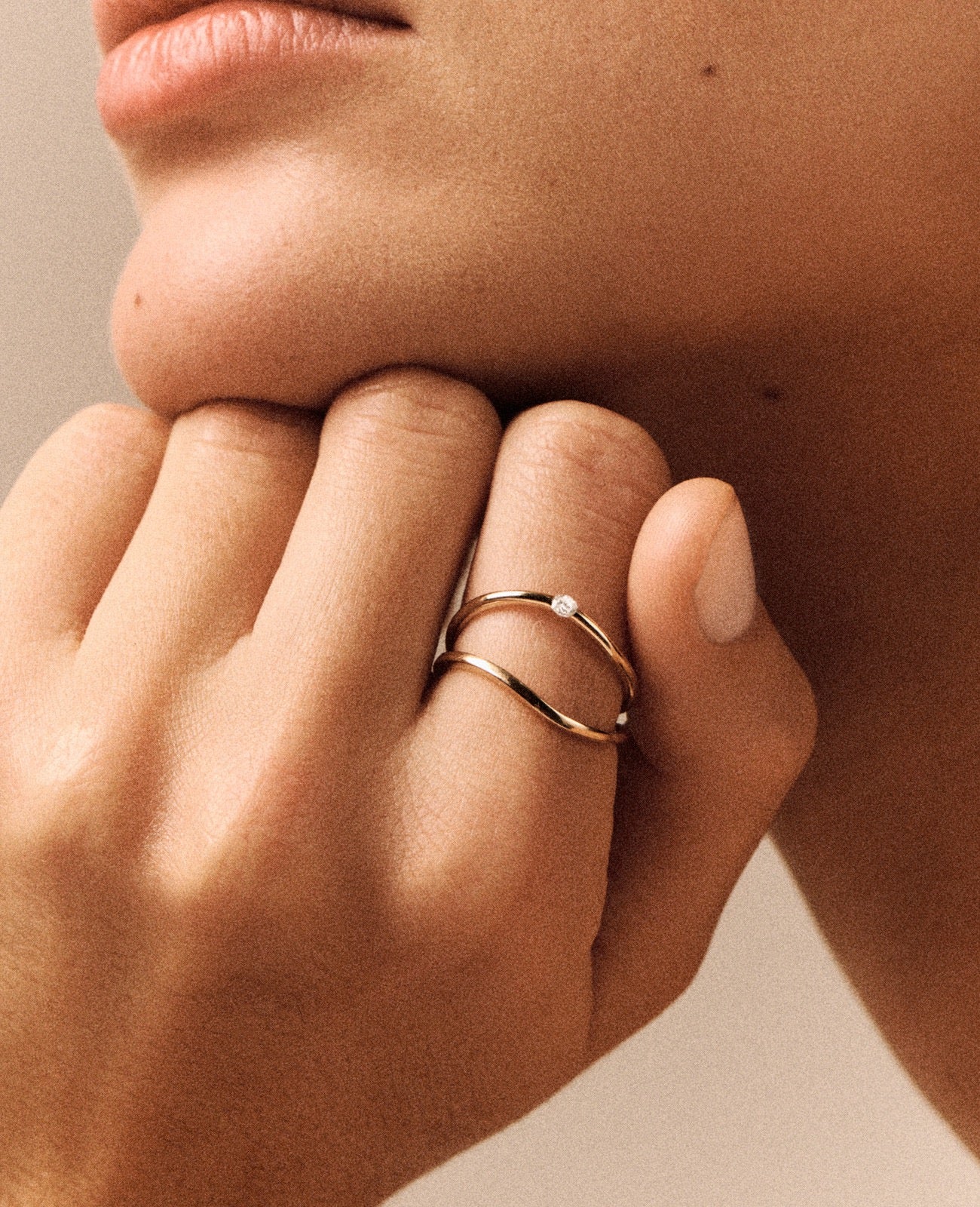 Dune Double Ring