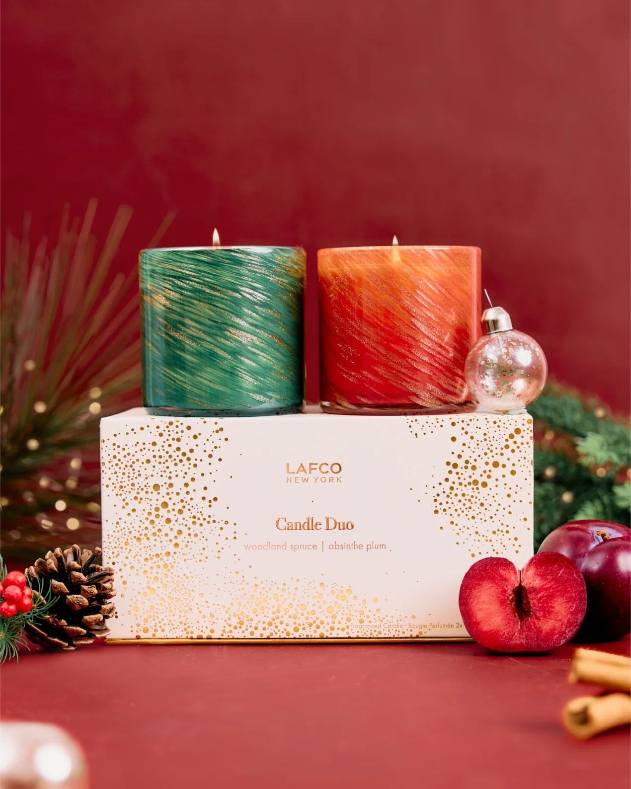 Holiday LAFCO-  Classic Candle Duo