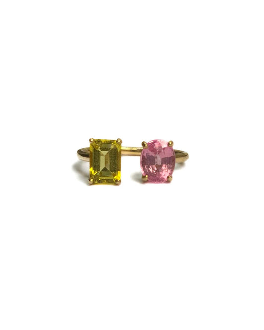 Tuesday Ring - Spinel & Quartz