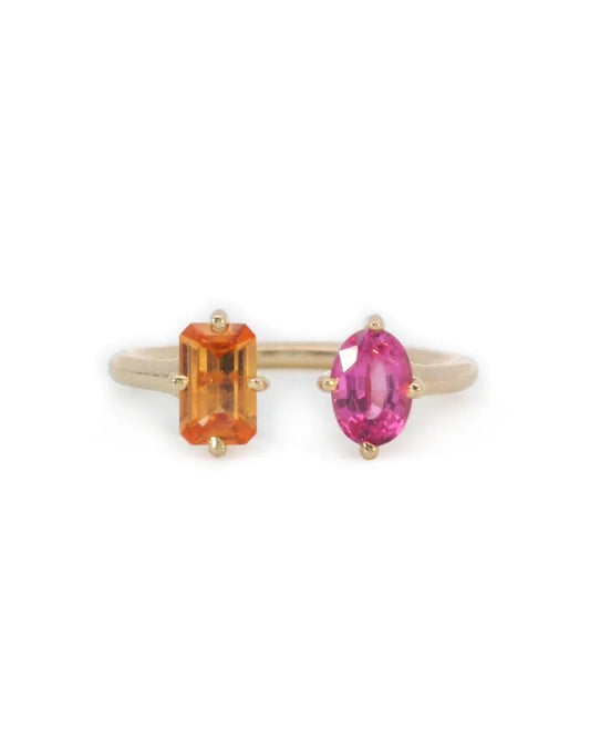 Tuesday Ring - Mandarin Garnet & Mahenge Spinel
