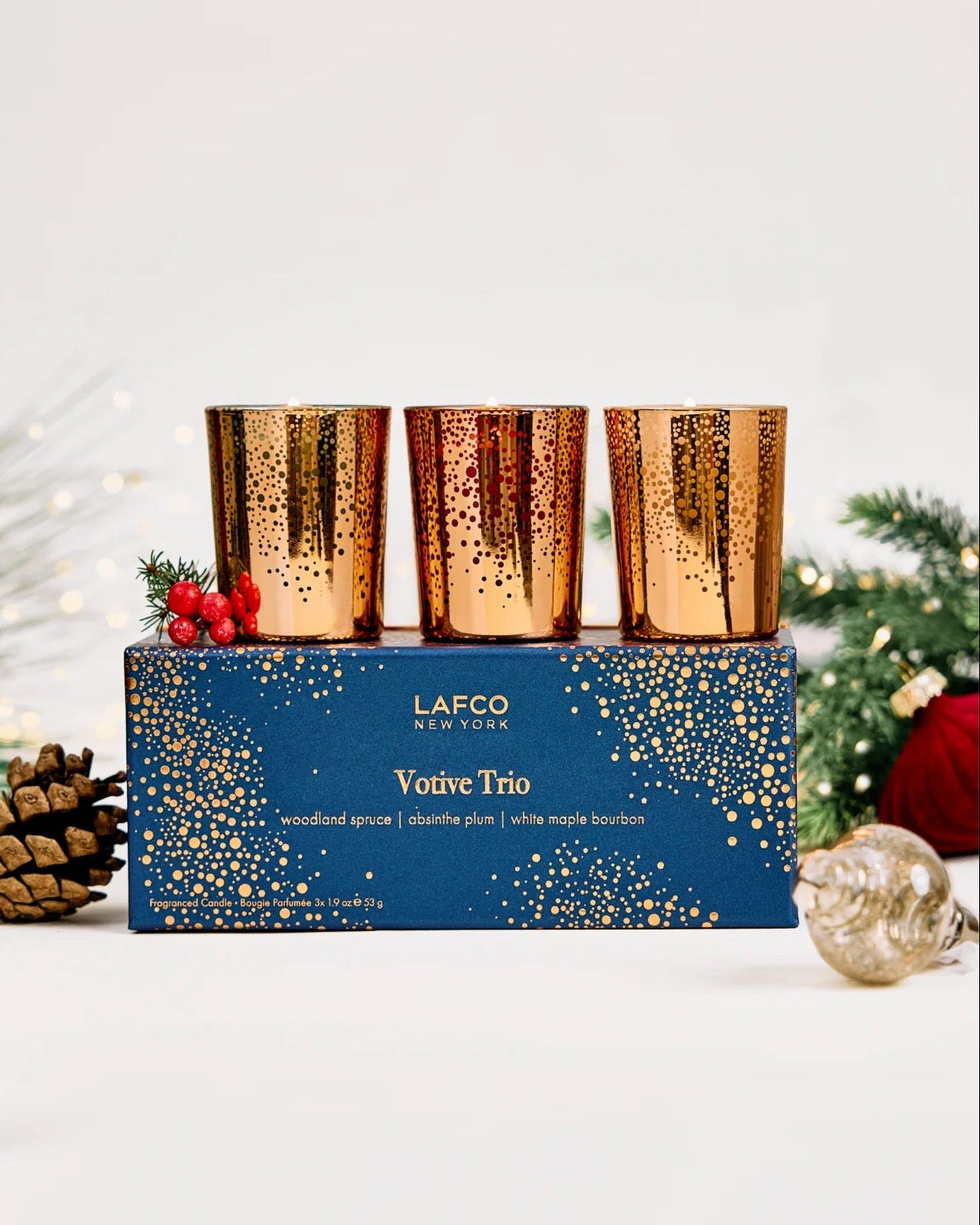 Holiday LAFCO-  Votive Trio Gift Set