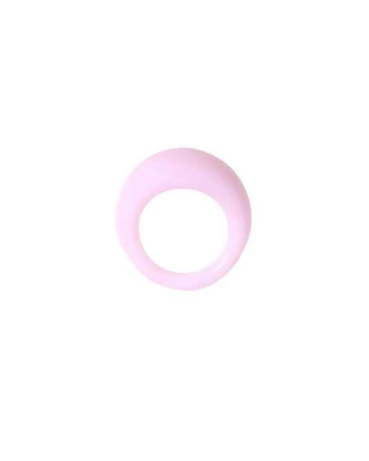 Pink Glass Ring