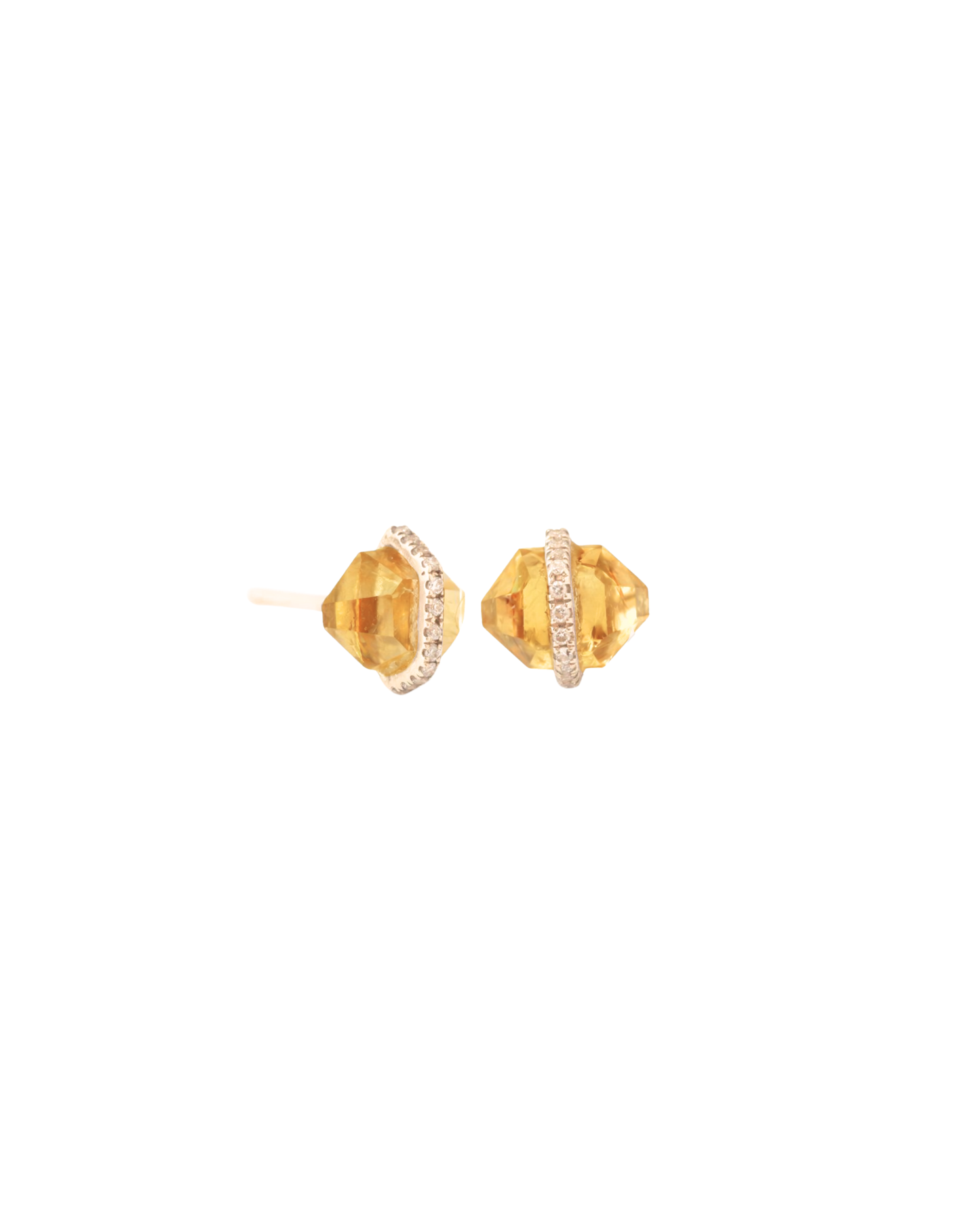 Citrine Stud Earrings