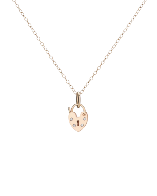 Diamond Heartlock Necklace