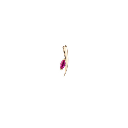 Twig Ruby Stud