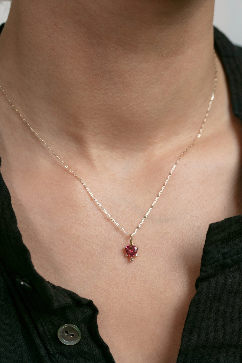 NAO Heart Tourmaline Necklace