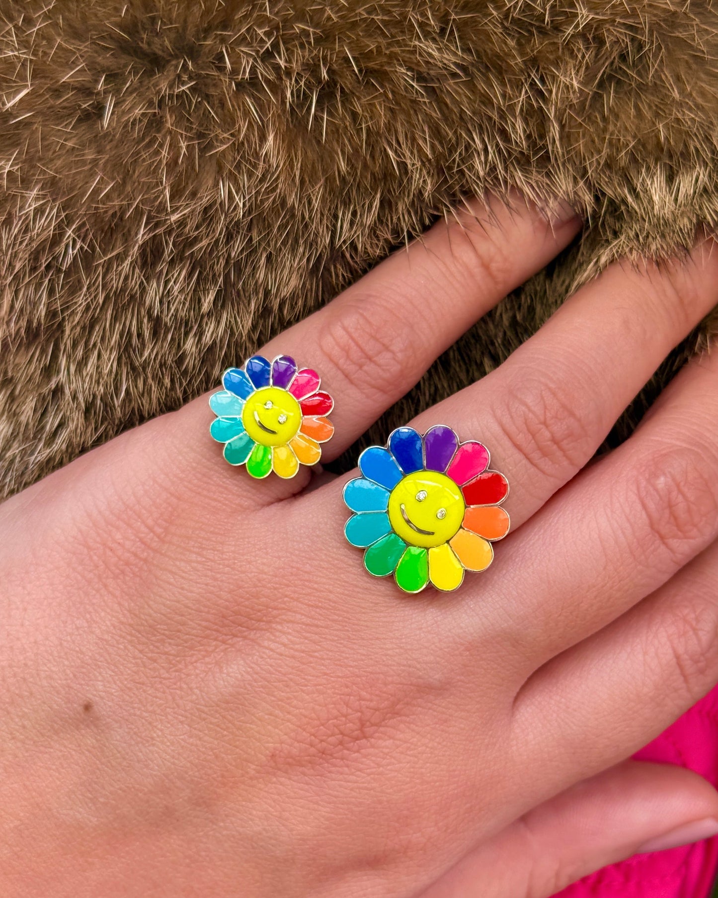Murakami Small Daisy Ring