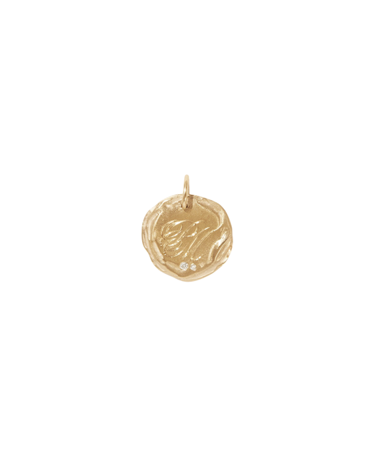 Medium Cursive Initial Pendant