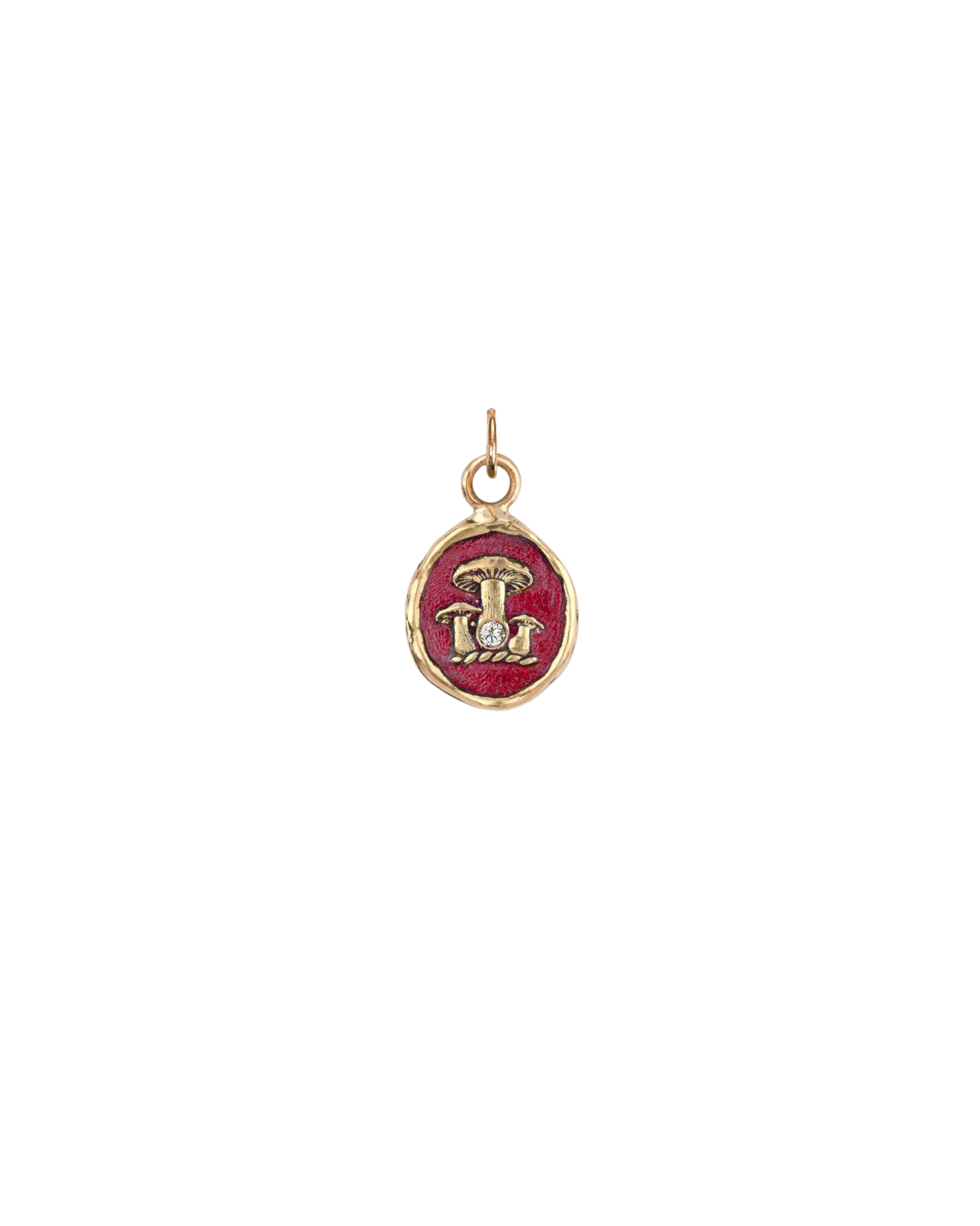 Earthy Mushroom Talisman Charm