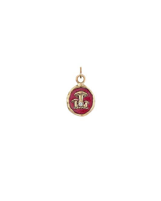 Earthy Mushroom Talisman Charm