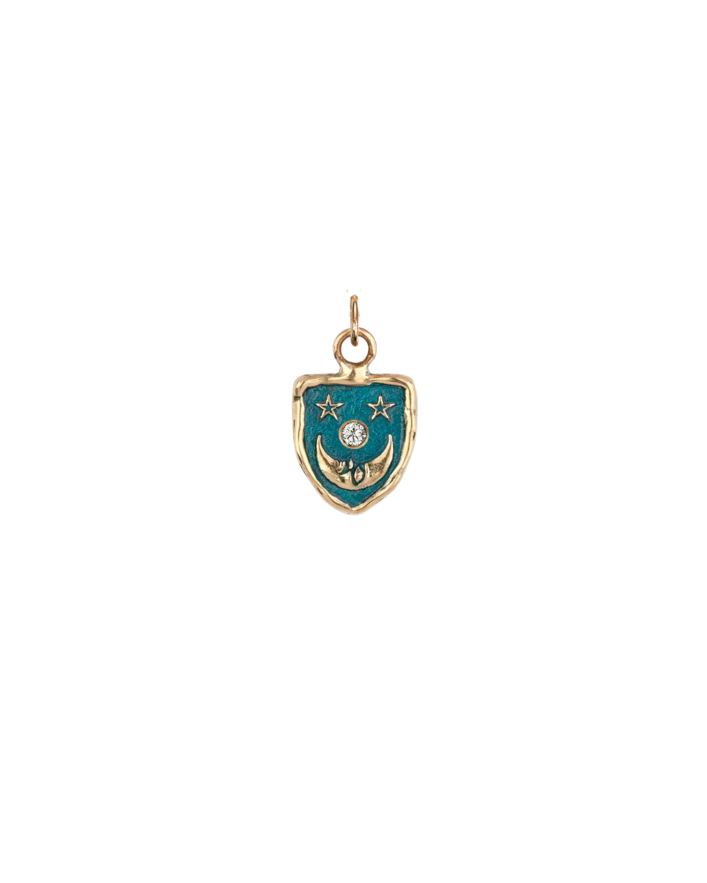 Reflective Moon Talisman Charm