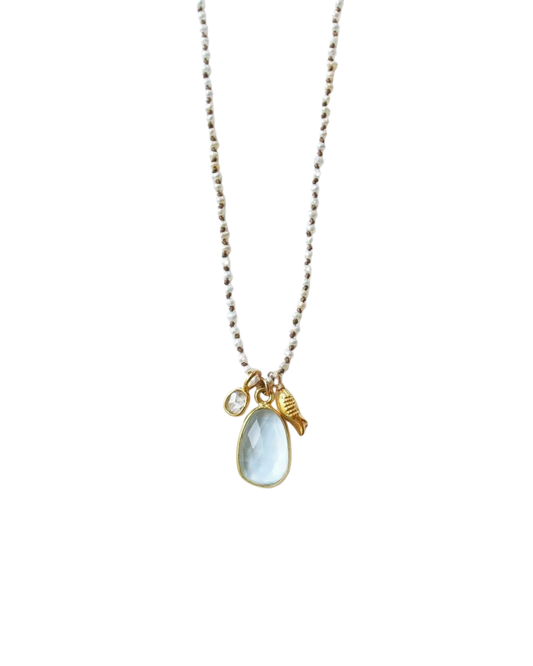 Golden Koi Pearl Necklace