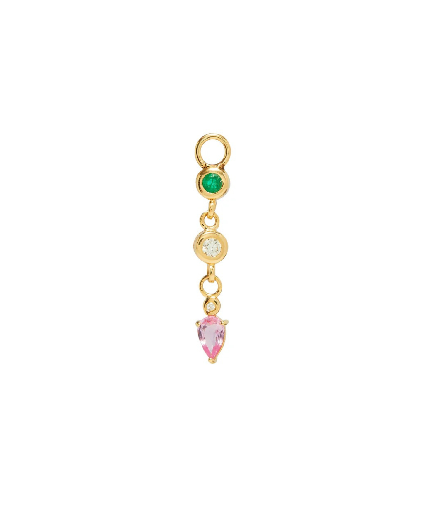 Gem Trio Chain Charm