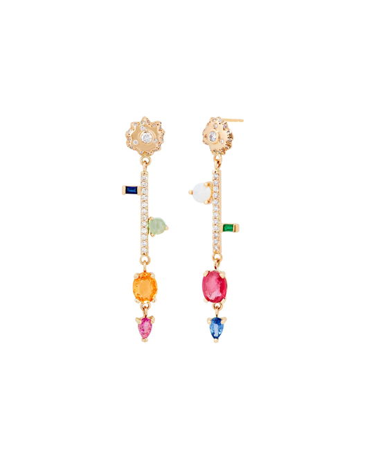 The Sunburst Drop Earrings