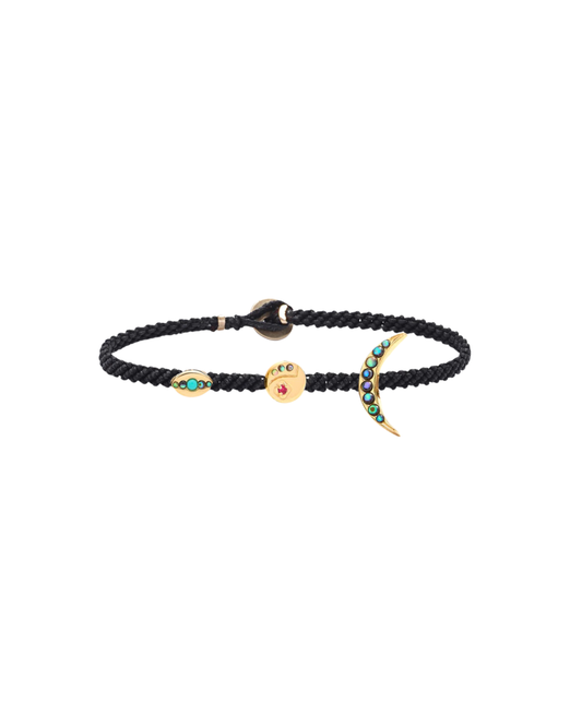 Celestial Harmony Macrame Bracelet