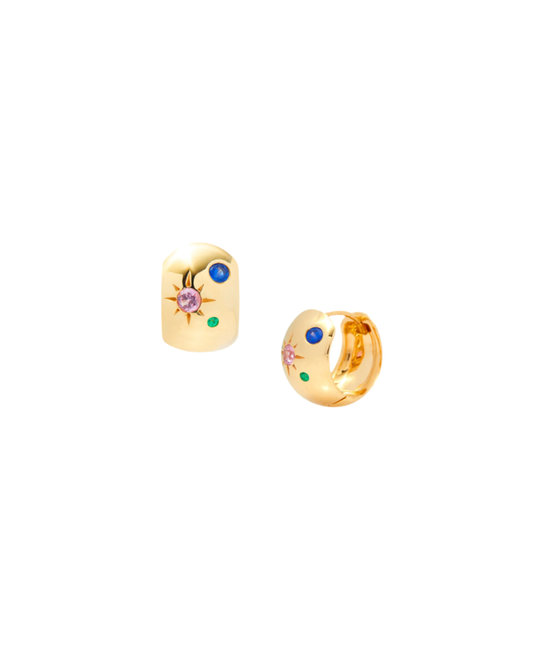 Disco Huggies with Mixed Stones