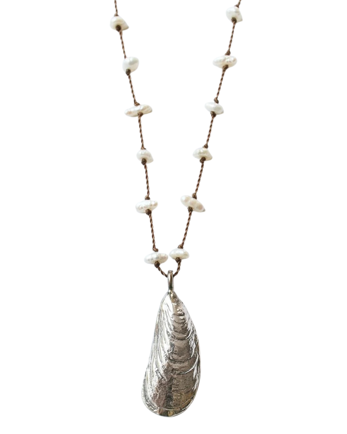 Silver Shell Necklace