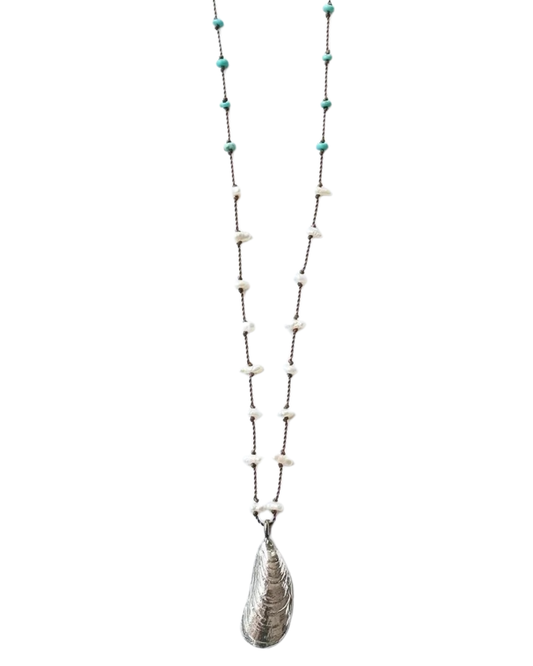Silver Shell Necklace