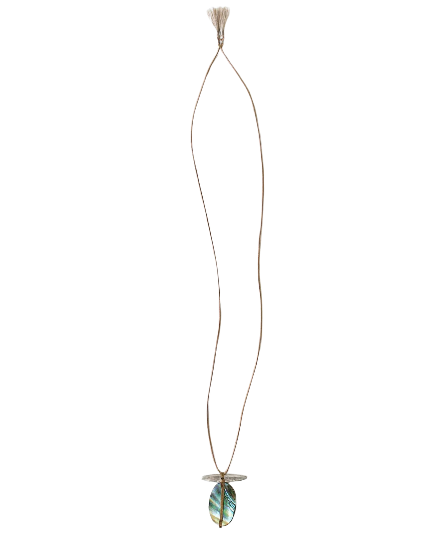 Abalone and Silver Totem Necklace