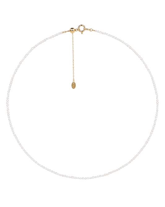 Tiny Akoya Pearl Adjustable Necklace