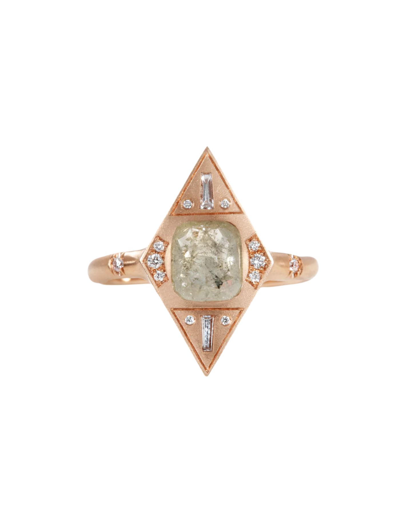 Rose-cut Diamond Ring