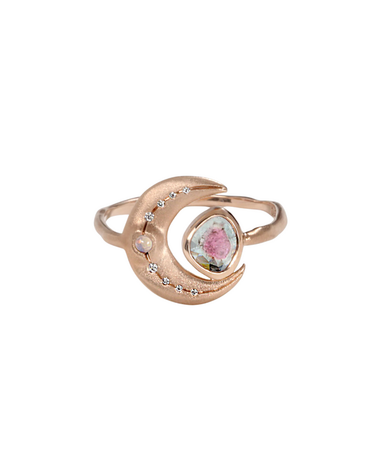 Moon Tourmaline Ring