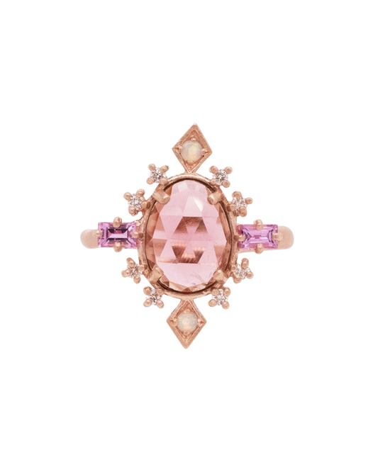 Sparkle Burst Tourmaline Ring