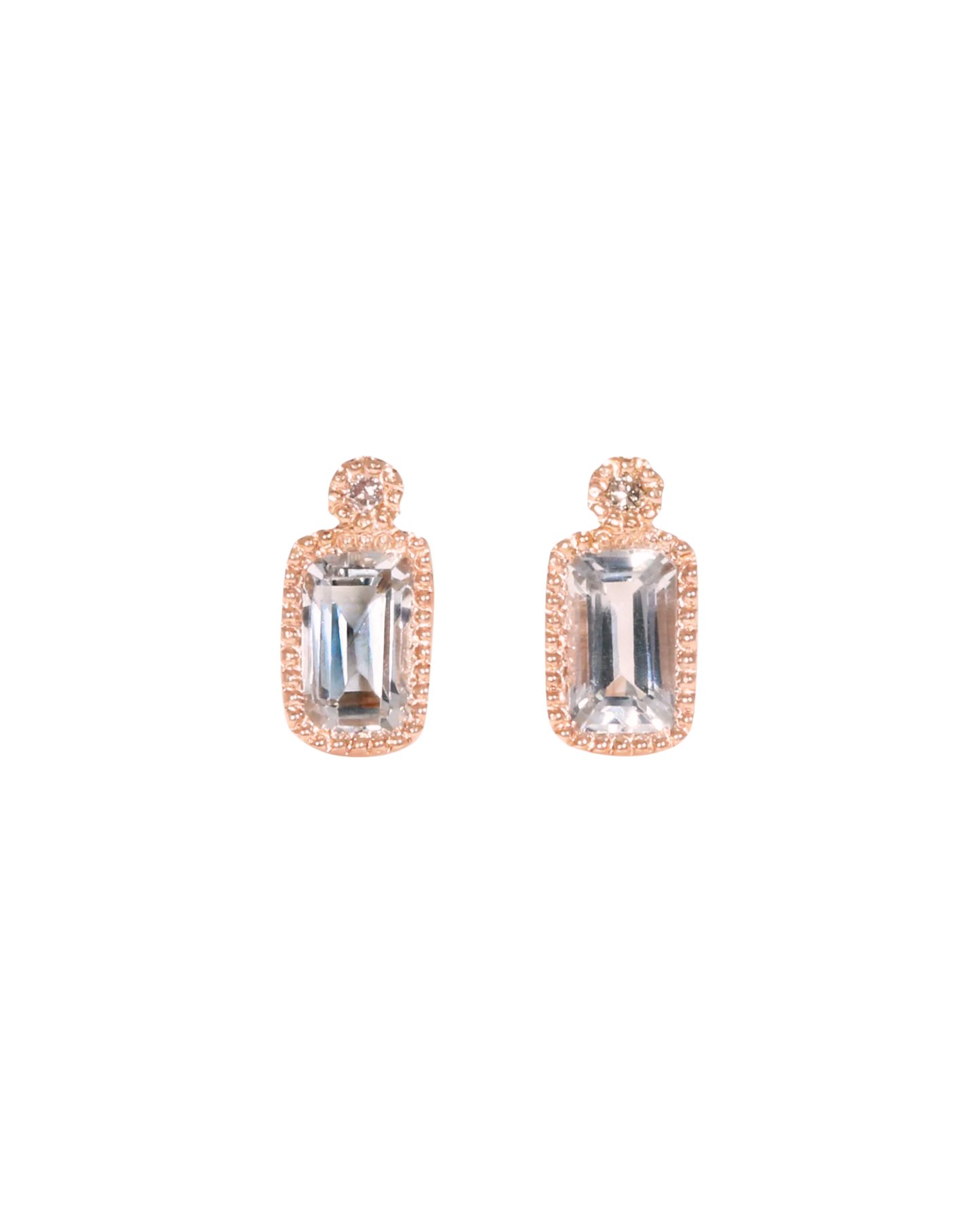Aquamarine Studs
