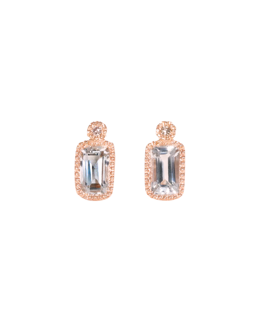 Aquamarine Studs