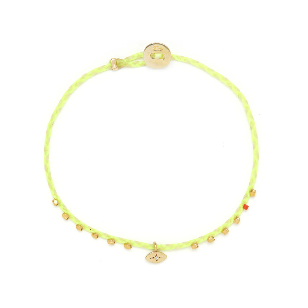 Easygoing Diamond Eye in Neon Yellow