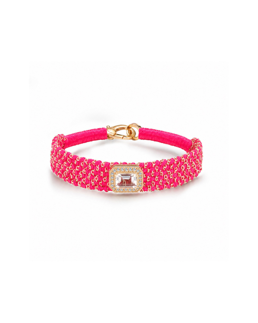 Vicky Bracelet in Neon Fuchsia