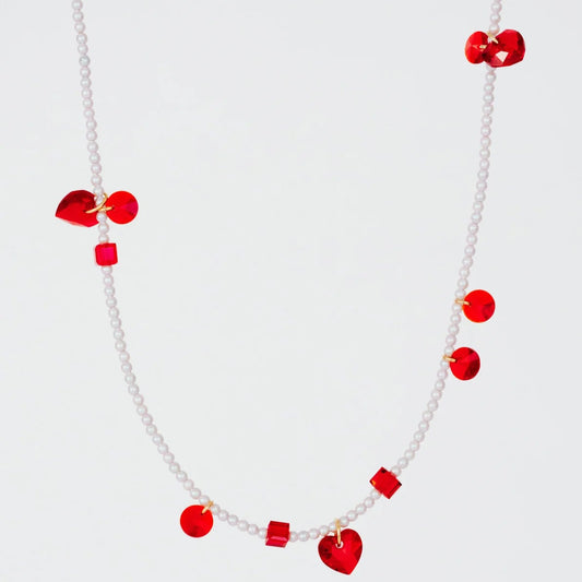 Heart Confetti Necklace